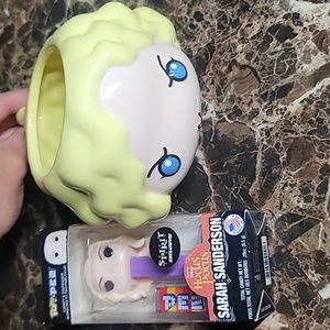 Hocus pocus LOT (Sarah Sanderson) Mug & POP Pez candy dispenser 🍬